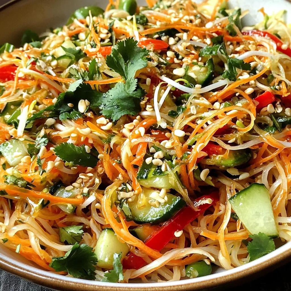 Spring Roll Salad with Spicy Ginger Dressing: An Incredible Ultimate Recipe
