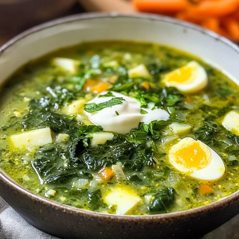 Ukrainian Green Borscht