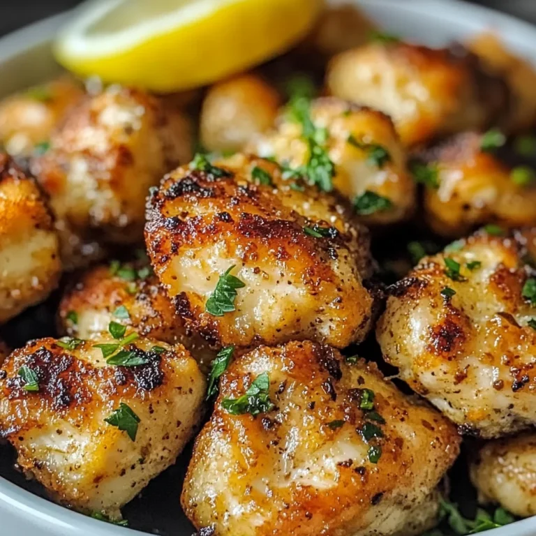 Air Fryer Lemon Chicken Bites