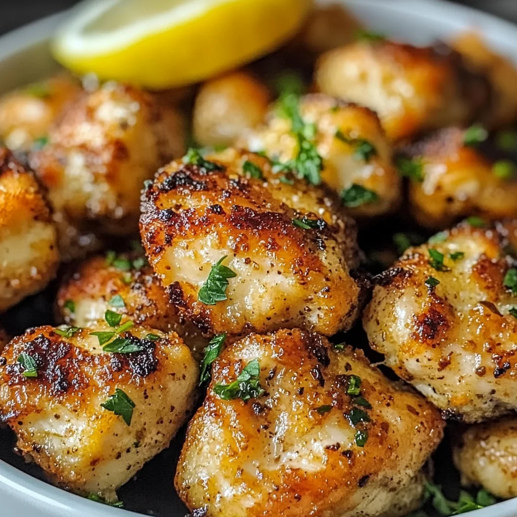 Air Fryer Lemon Chicken Bites