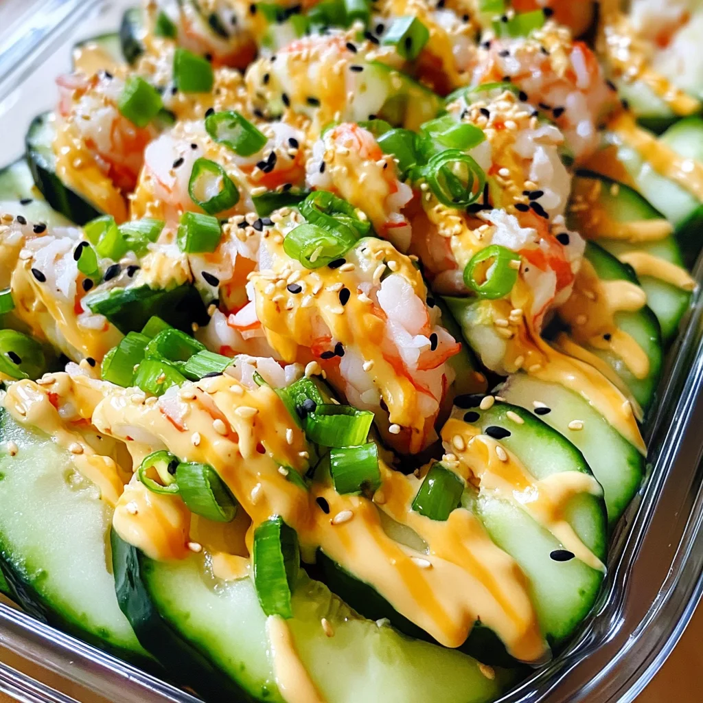 California Roll Cucumber Salad