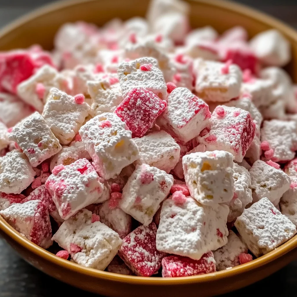 Cherry Cheesecake Puppy Chow
