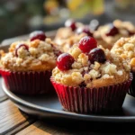 Cherry Cobbler Muffins