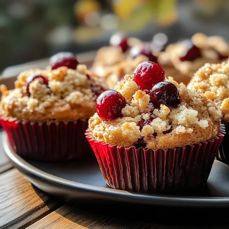 Cherry Cobbler Muffins