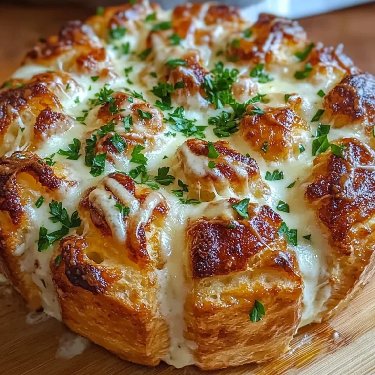 Chicken Alfredo Monkey Bread