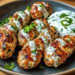 Chicken Kofta with Garlic Yogurt Sauce Recipe: A Must-Try!