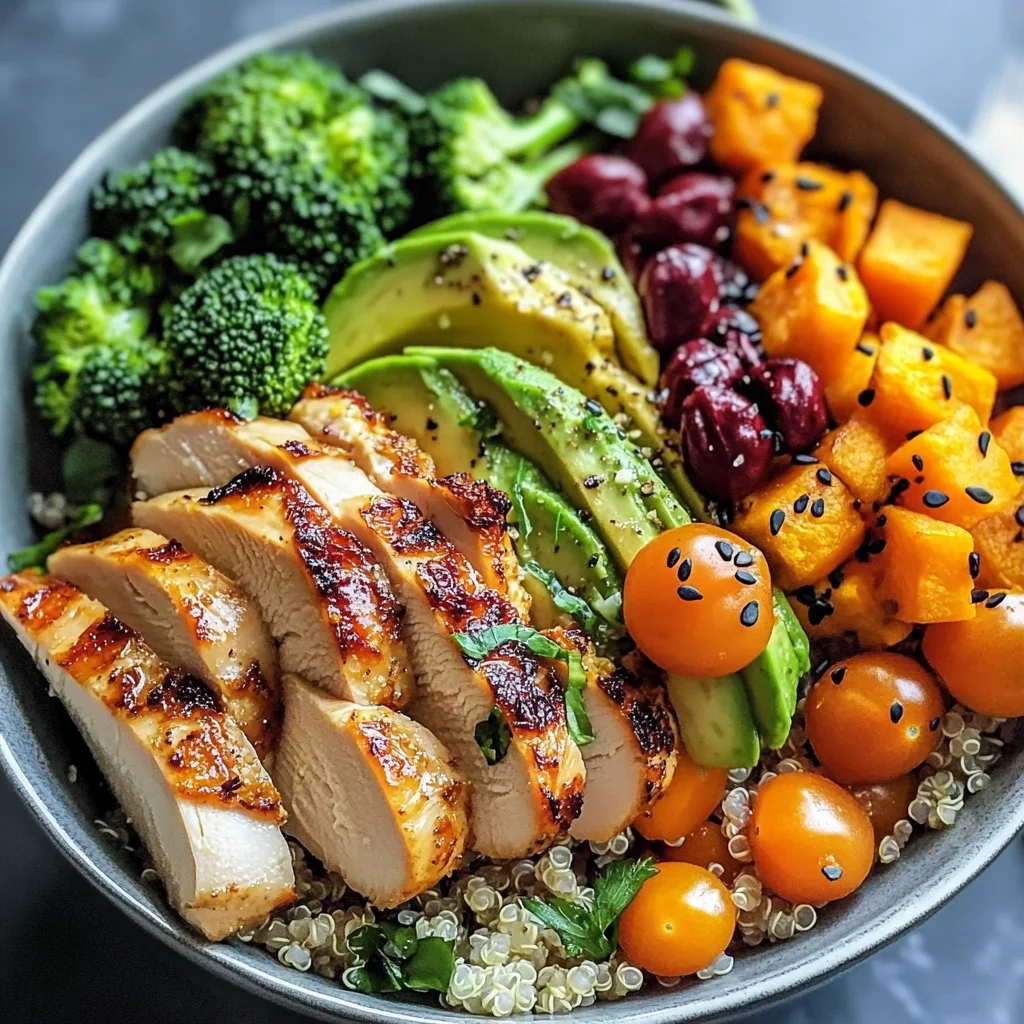 Chicken & Sweet Potato Buddha Bowl