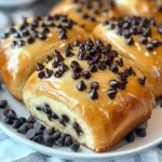 Chocolate Chip Vanilla Custard Brioches