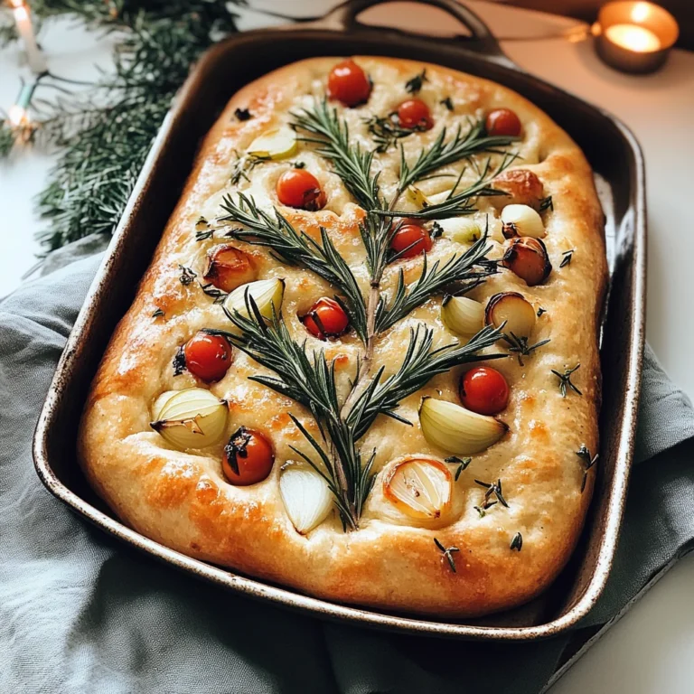 Christmas Tree Focaccia