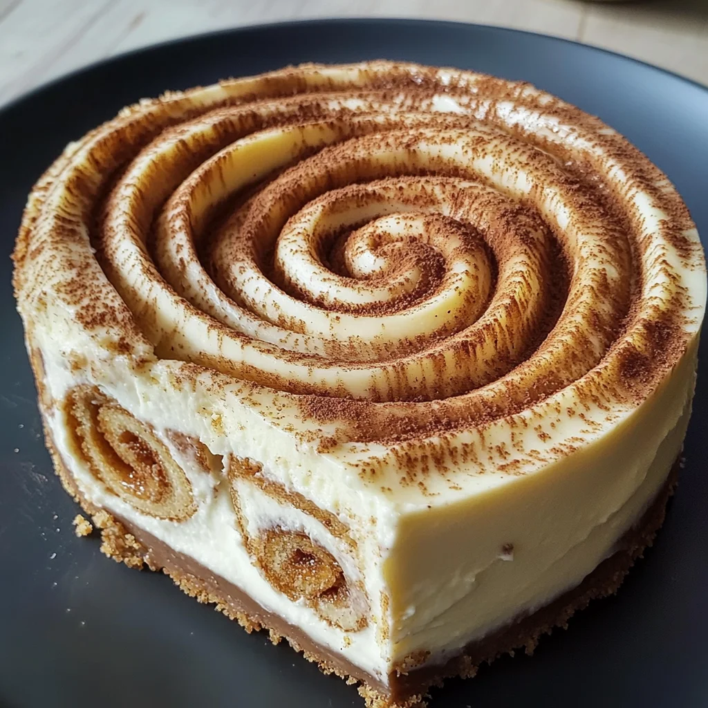 Cinnamon Roll Cheesecake