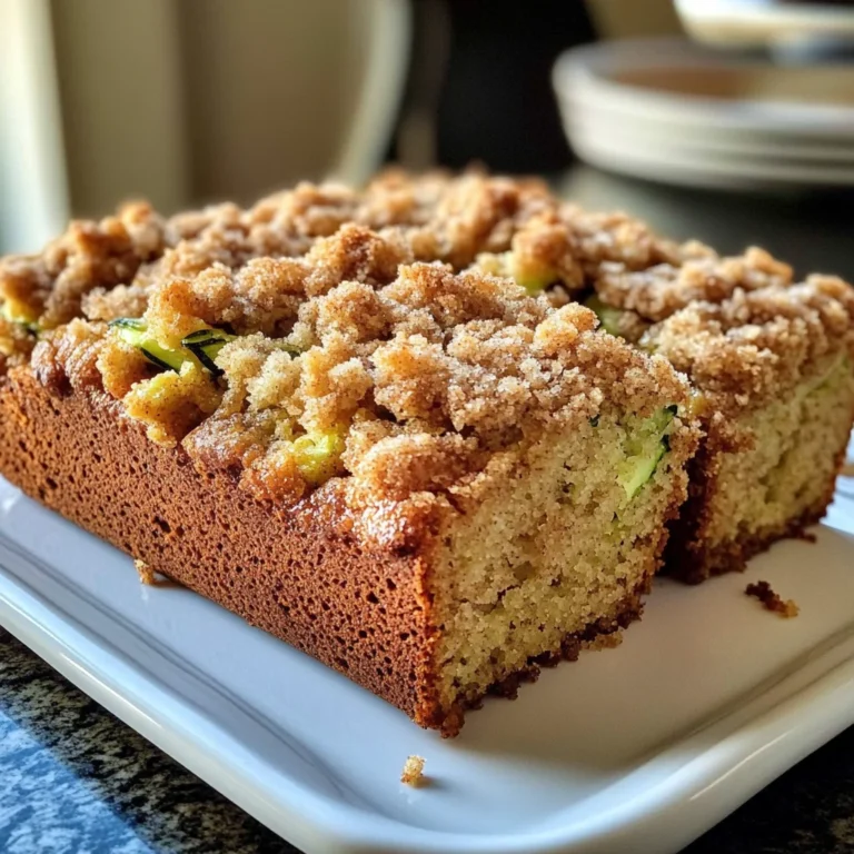 Cinnamon Streusel Topped Zucchini Bread Bakery Style: A Stunning Loaf
