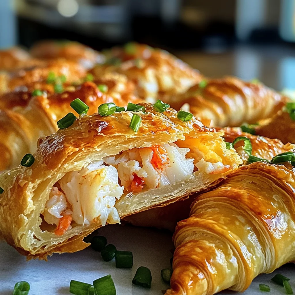 Crab Crescent Bites