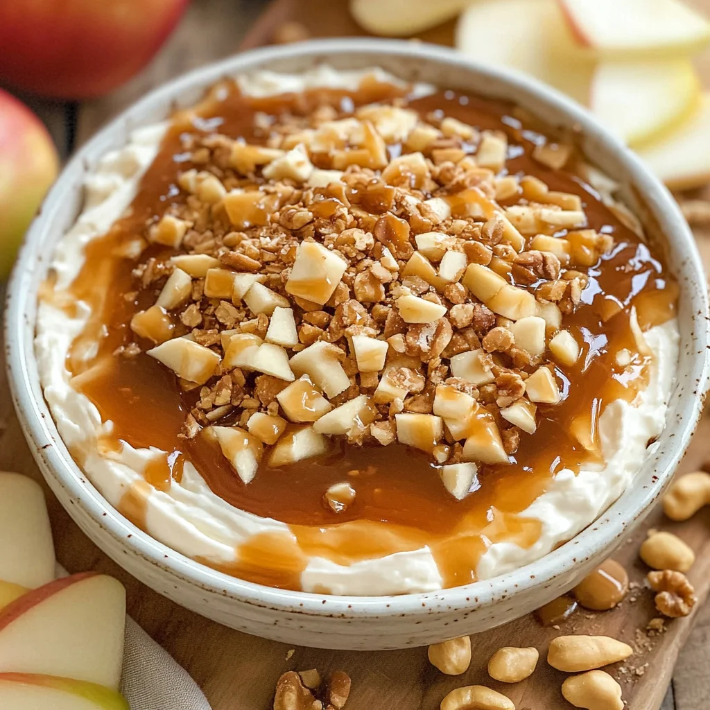 Cream Cheese Caramel Apple Dip