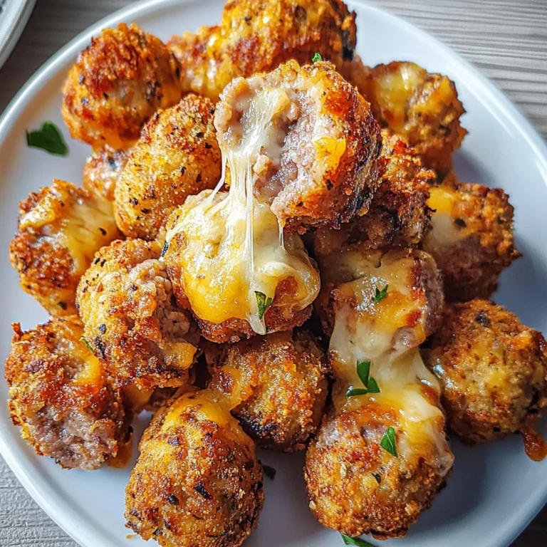 Crispy Hashbrown Sausage Bites