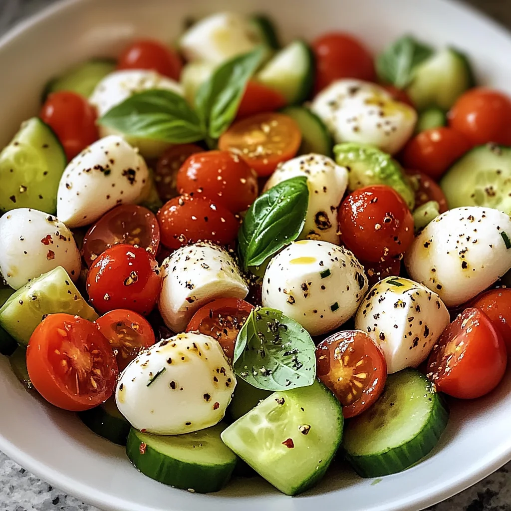 Cucumber Mozzarella Salad