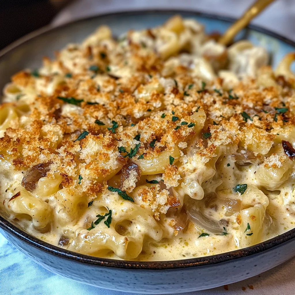 French Onion Soup Pasta Recipe