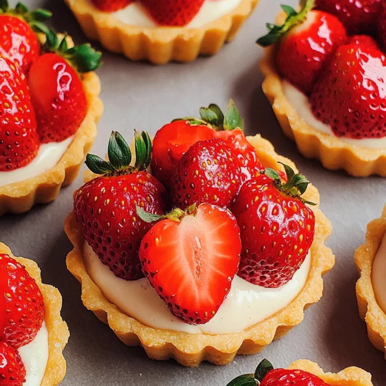 Fresh and Delicious Strawberry Tartlets Recipe