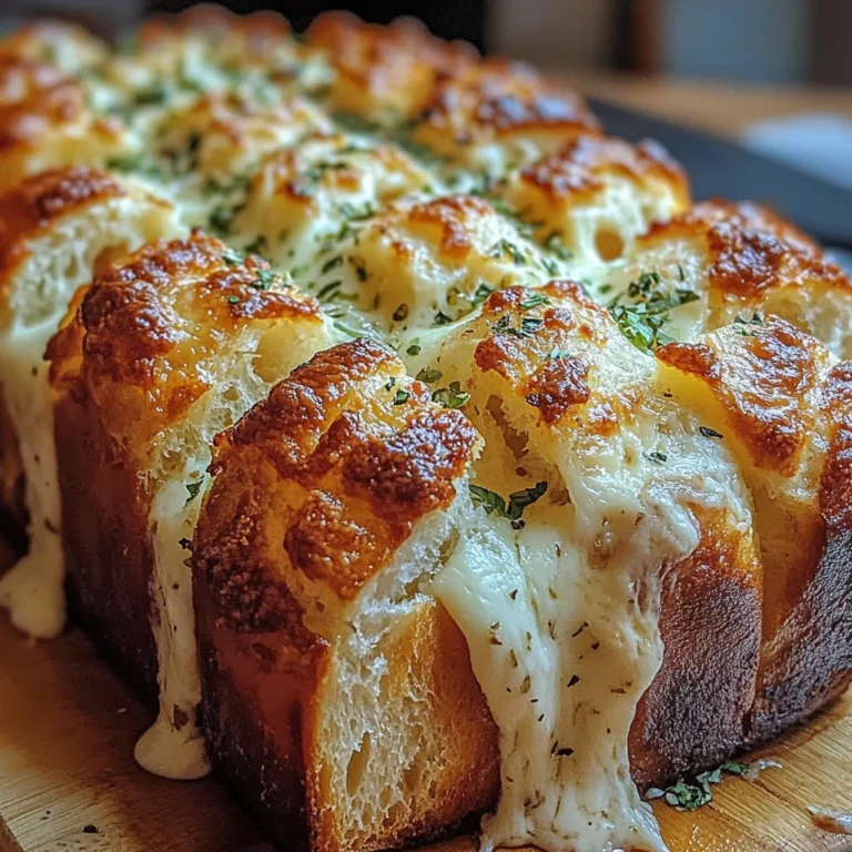 Garlic Parmesan Pull-Apart Bread