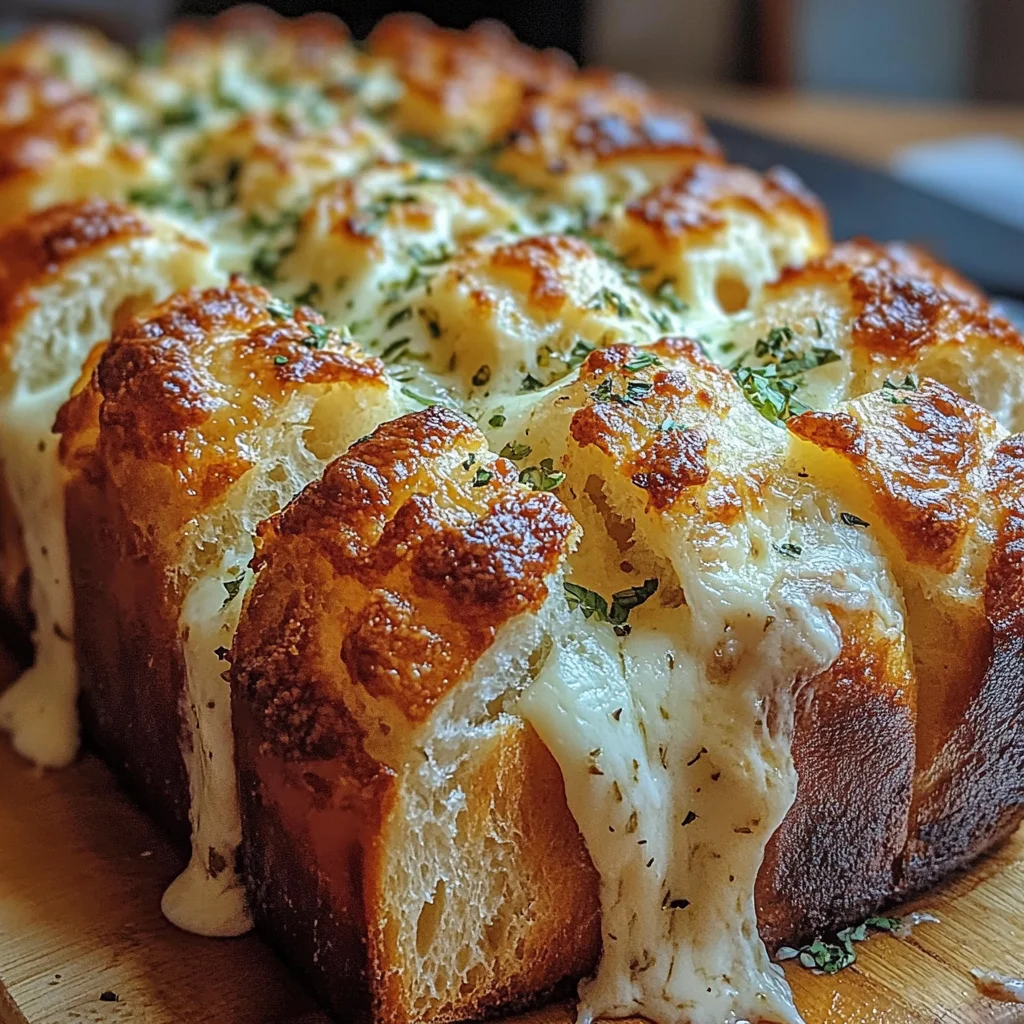 Garlic Parmesan Pull-Apart Bread