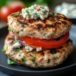 Greek Chicken Burgers