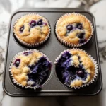 Homemade Blueberry Protein Muffins