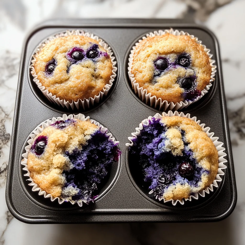 Homemade Blueberry Protein Muffins