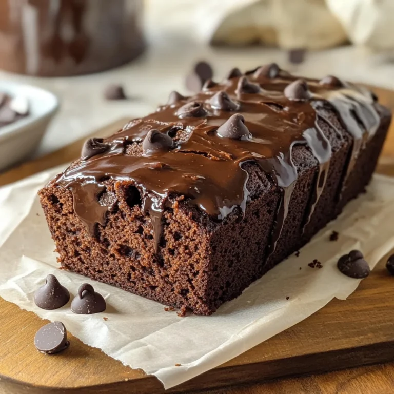 Hot Fudge Brownie Bread