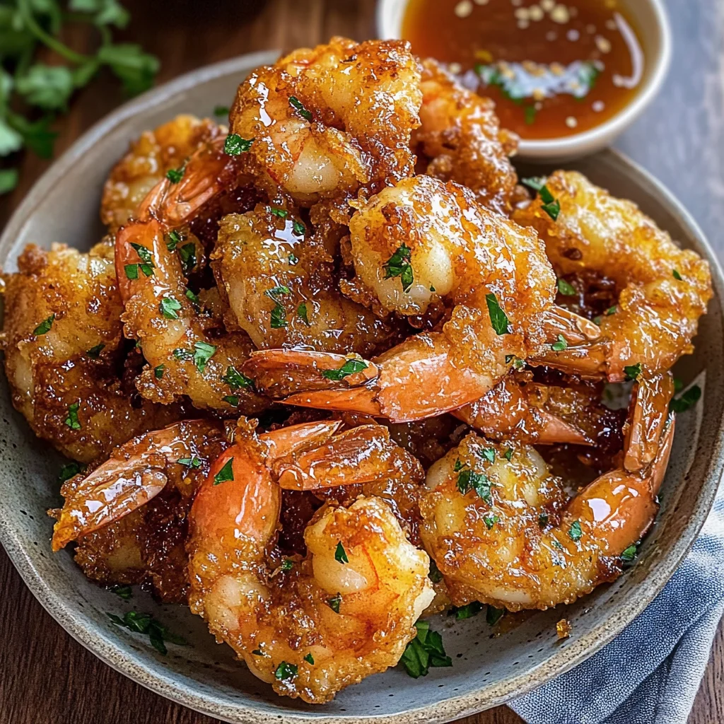 Hot Honey Fried Shrimp