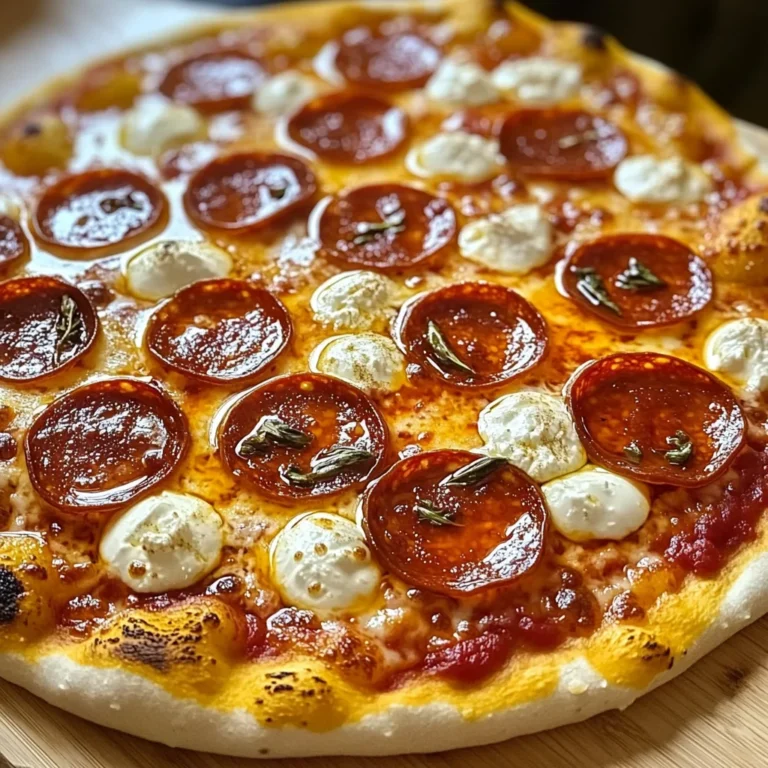 Hot Honey Pepperoni Ricotta Pizza : A Pizza Recipe