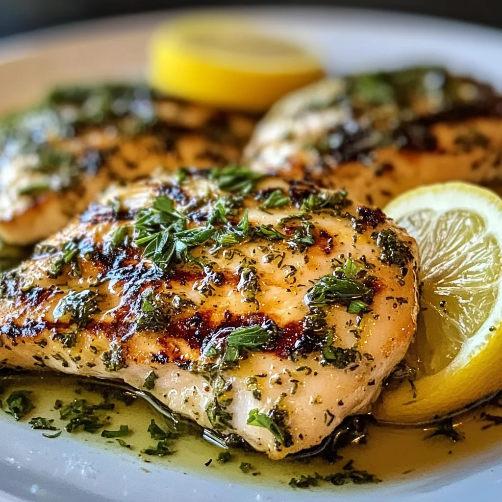 Mediterranean Herb Crusted Grilled Chicken