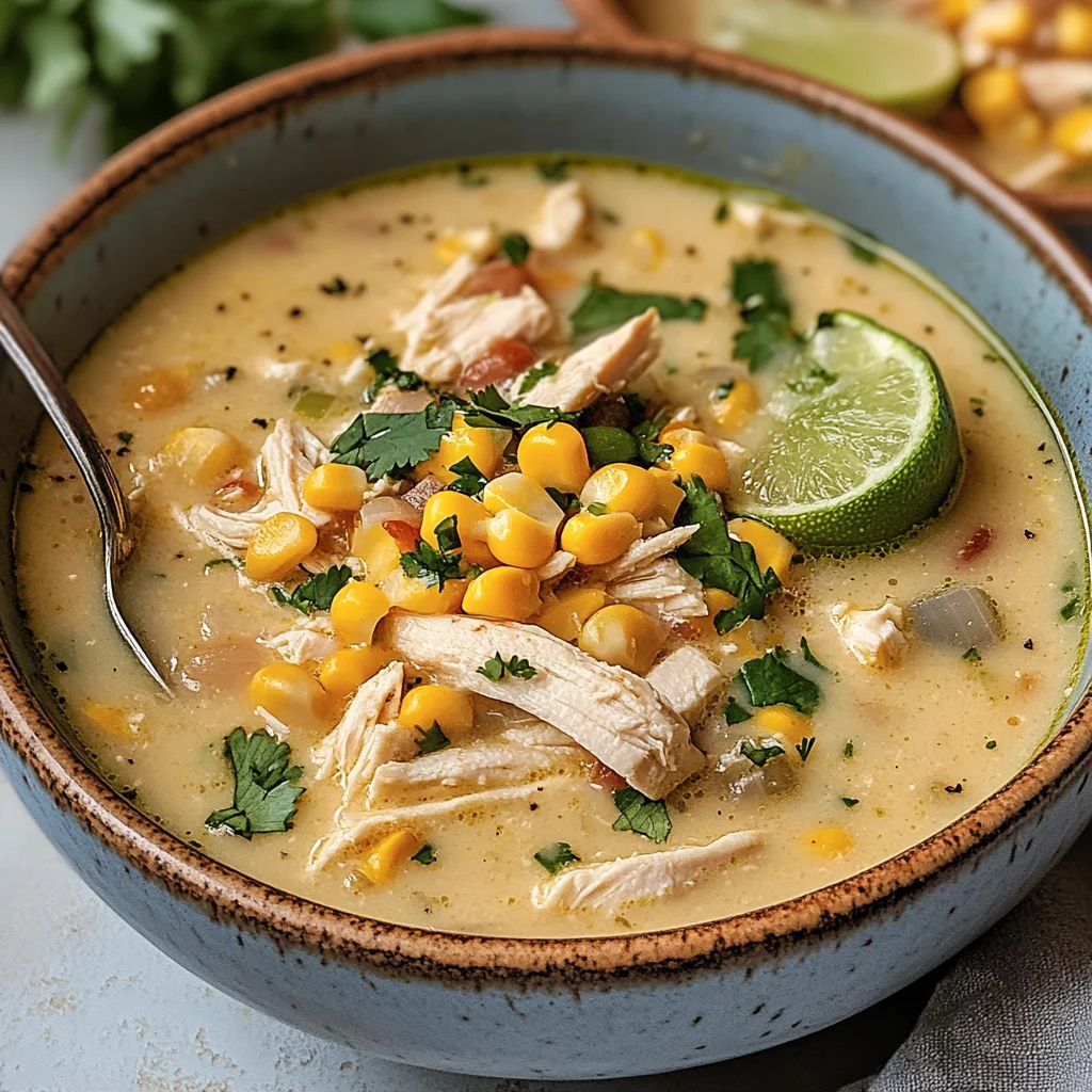 Mexican Street Corn White Chicken Chili Recipe