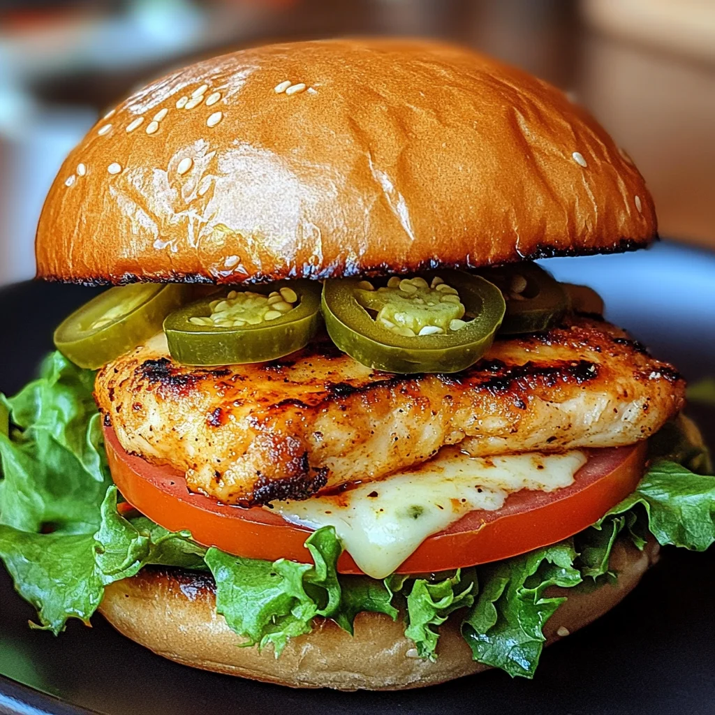 Spicy Chipotle Chicken Burger