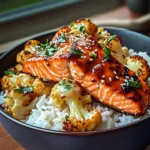 Sriracha Honey Salmon Bowls
