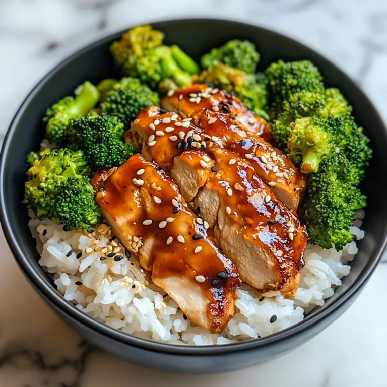 Sticky Chicken Bowls Recipe