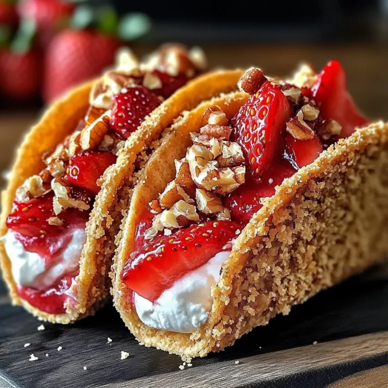 Strawberry Crunch Cheesecake Tacos