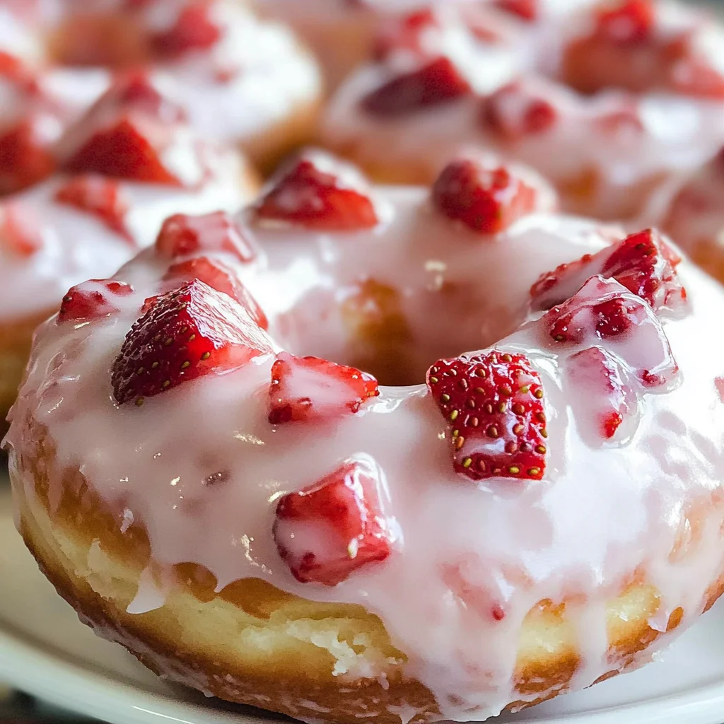 Strawberry Donuts