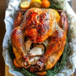 Super Juicy Turkey Baked In Cheesecloth and White Wine