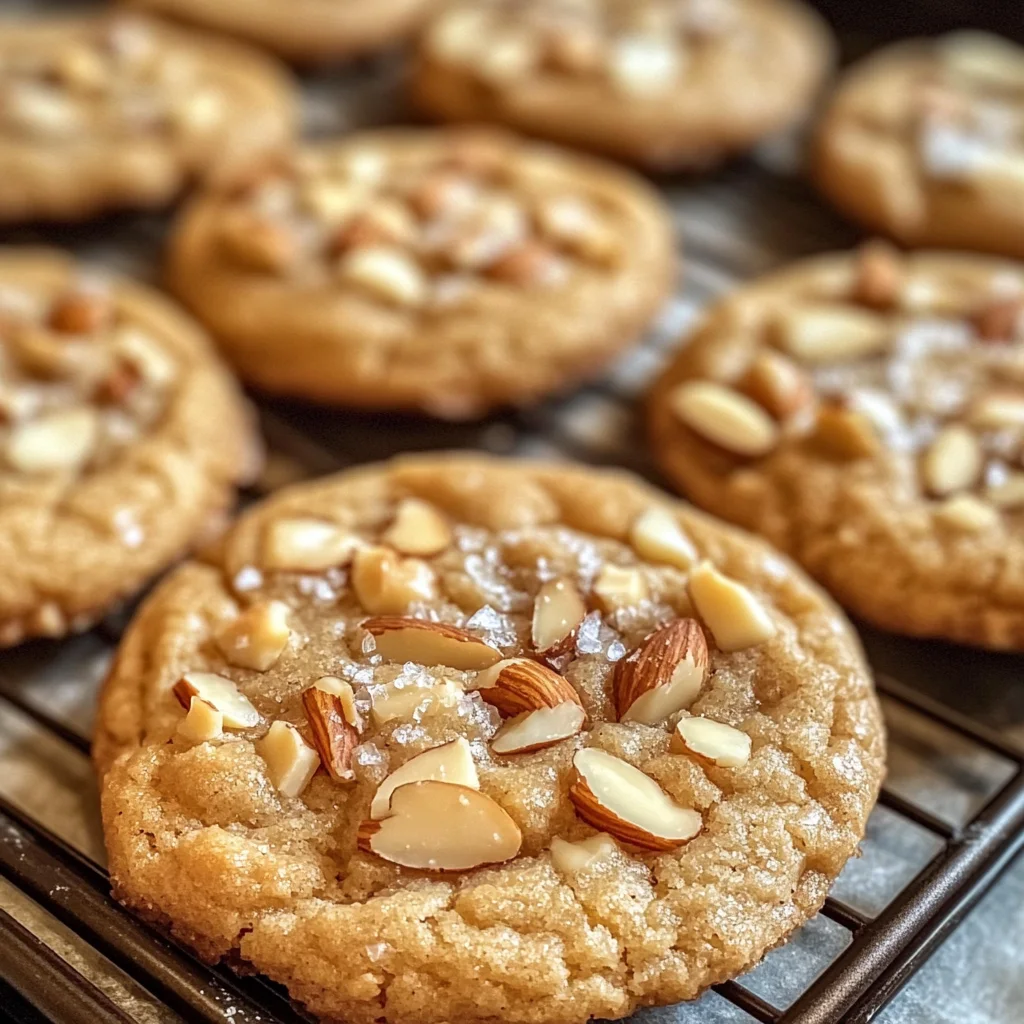 Toffee Almond Cookies