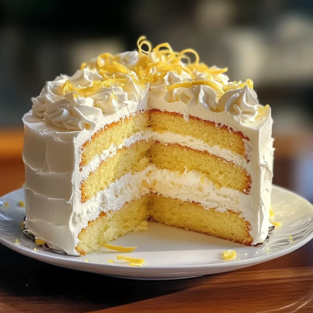 Top 1 Italian Lemon Cream Cake : Irresistible and Luscious