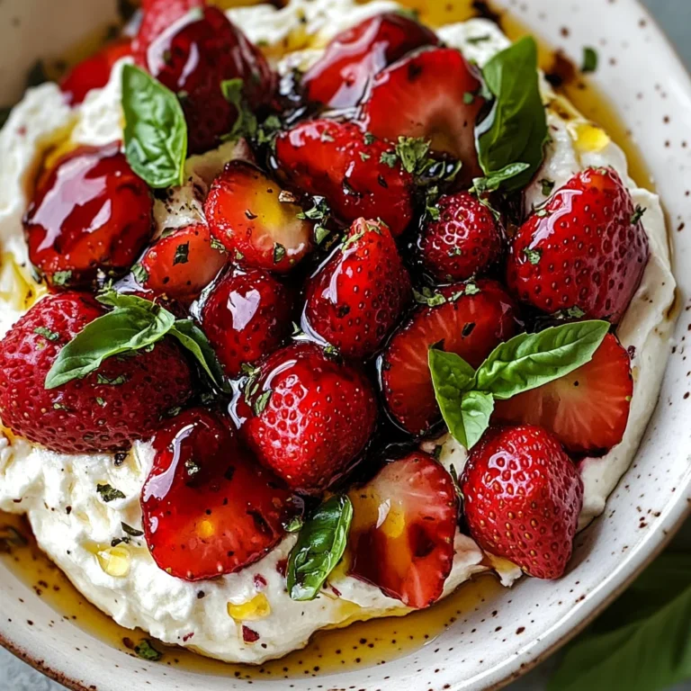 Whipped Feta with Roasted Strawberries: A Flavorful Delight You Can’t Resist