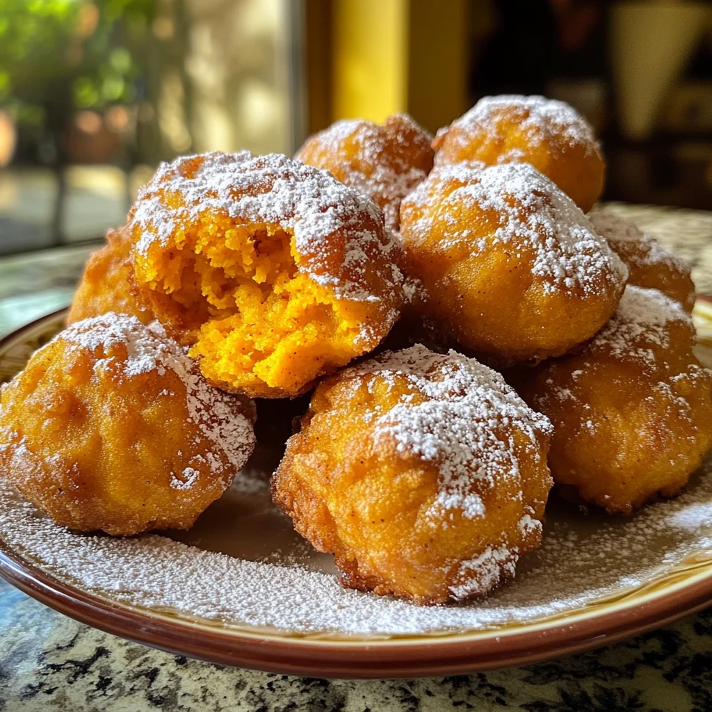 Baked Pumpkin Fritter Bites