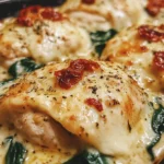 Baked Tuscan Chicken Casserole