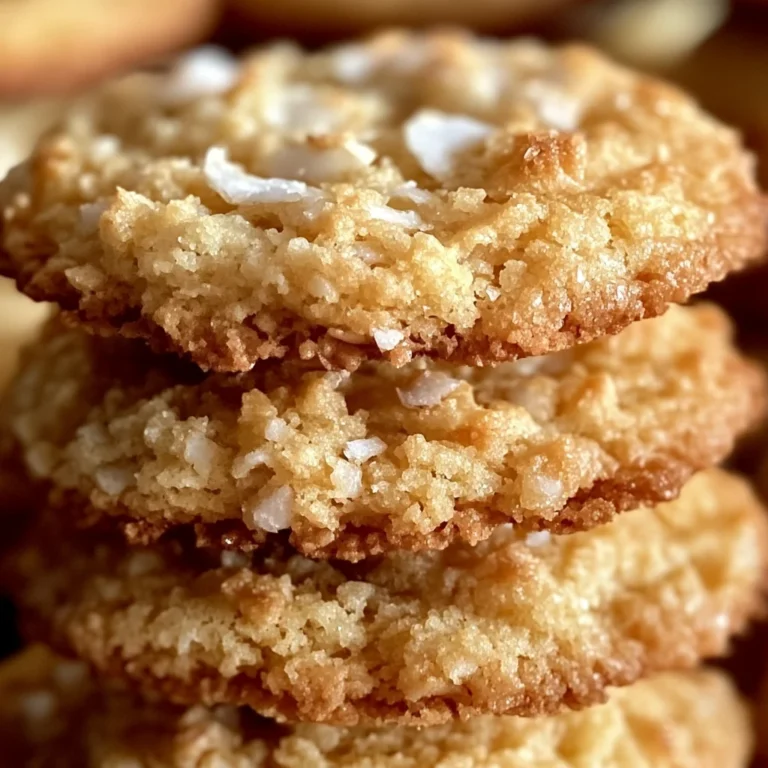 Chewy Coconut Cookies