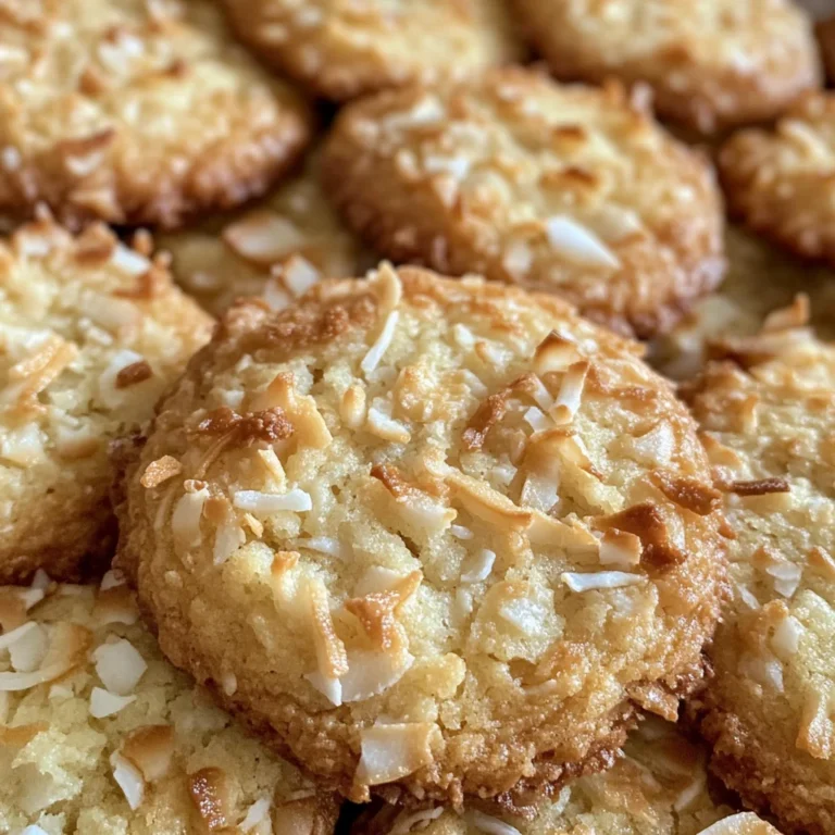 Chewy Coconut Cookies Recipe