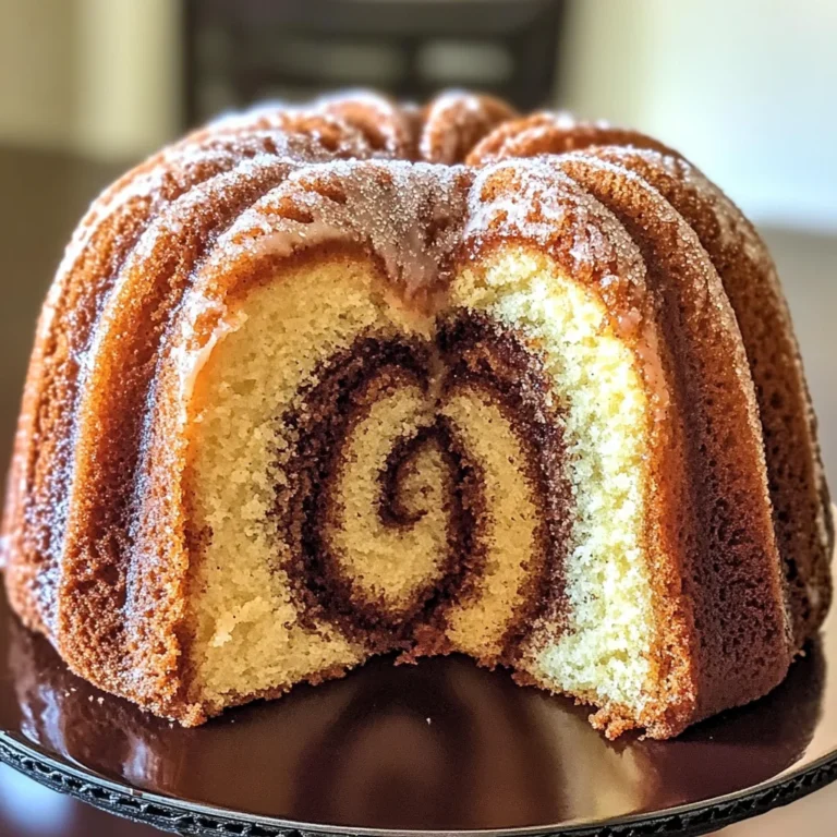 Cinnamon Swirl Bundt Cake