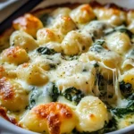 Creamy Pesto Gnocchi with Spinach and Artichokes