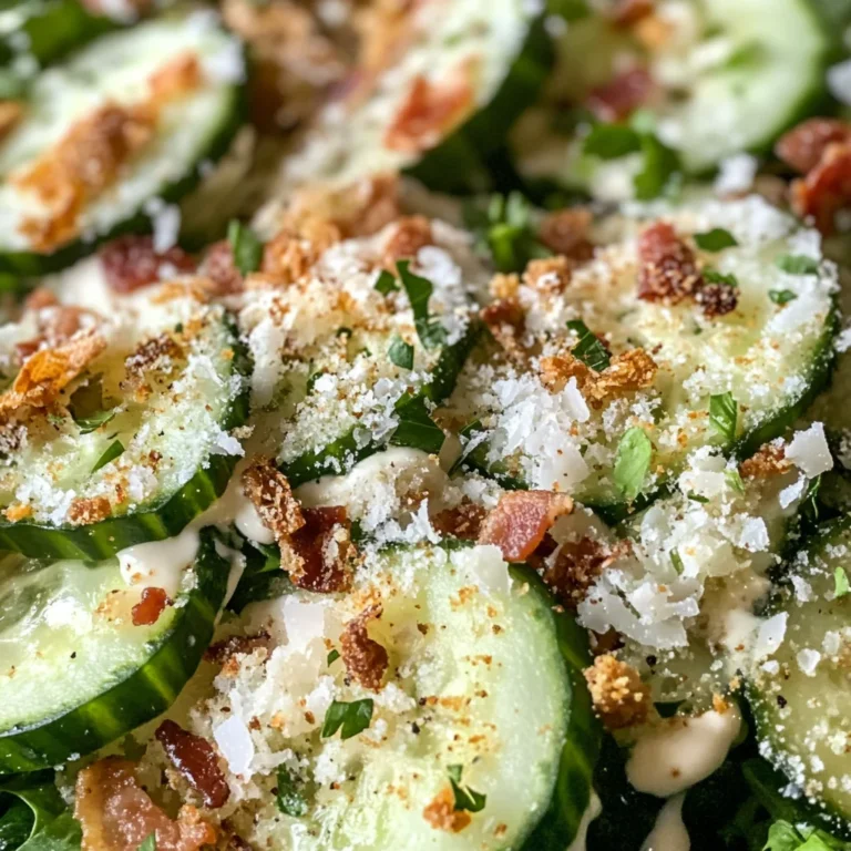 Cucumber Caesar Salad