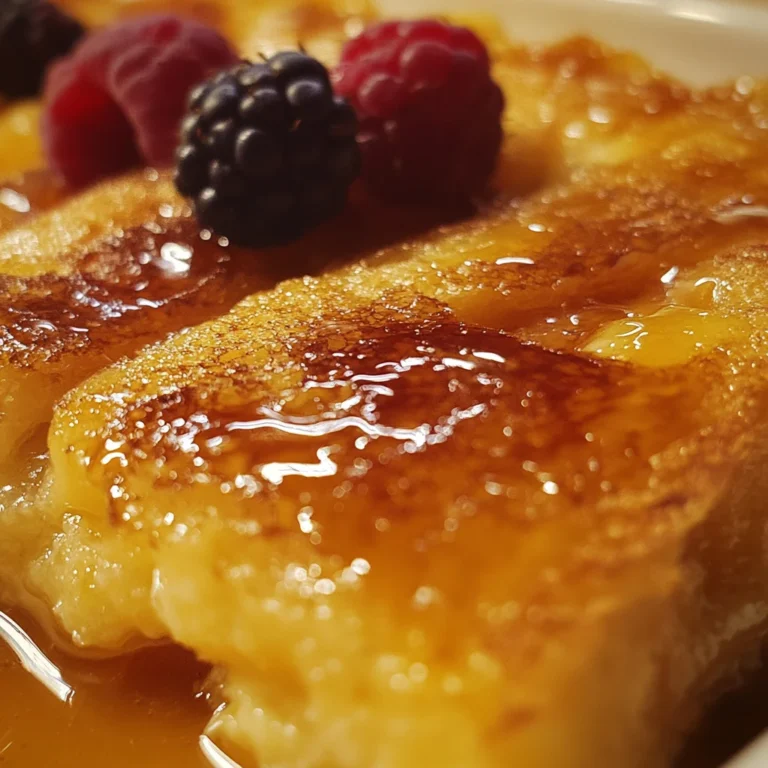 Decadent Crème Brûlée French Toast Casserole: A Sweet and Savory Brunch Delight
