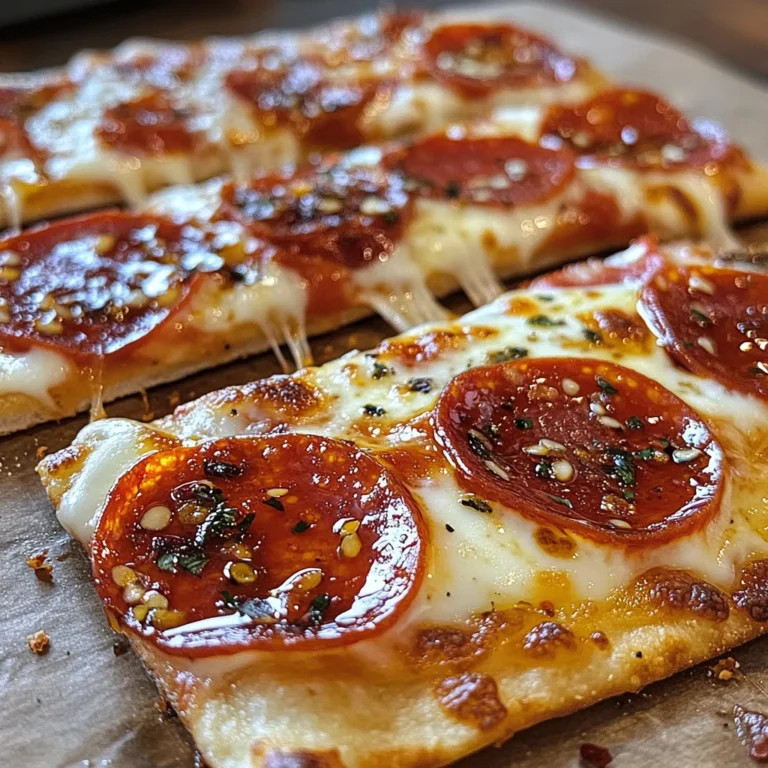 Delicious Hot Honey Flatbread Pizza