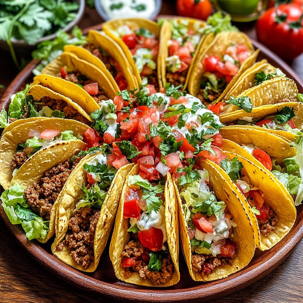 Easy Taco Recipe Dinner Board